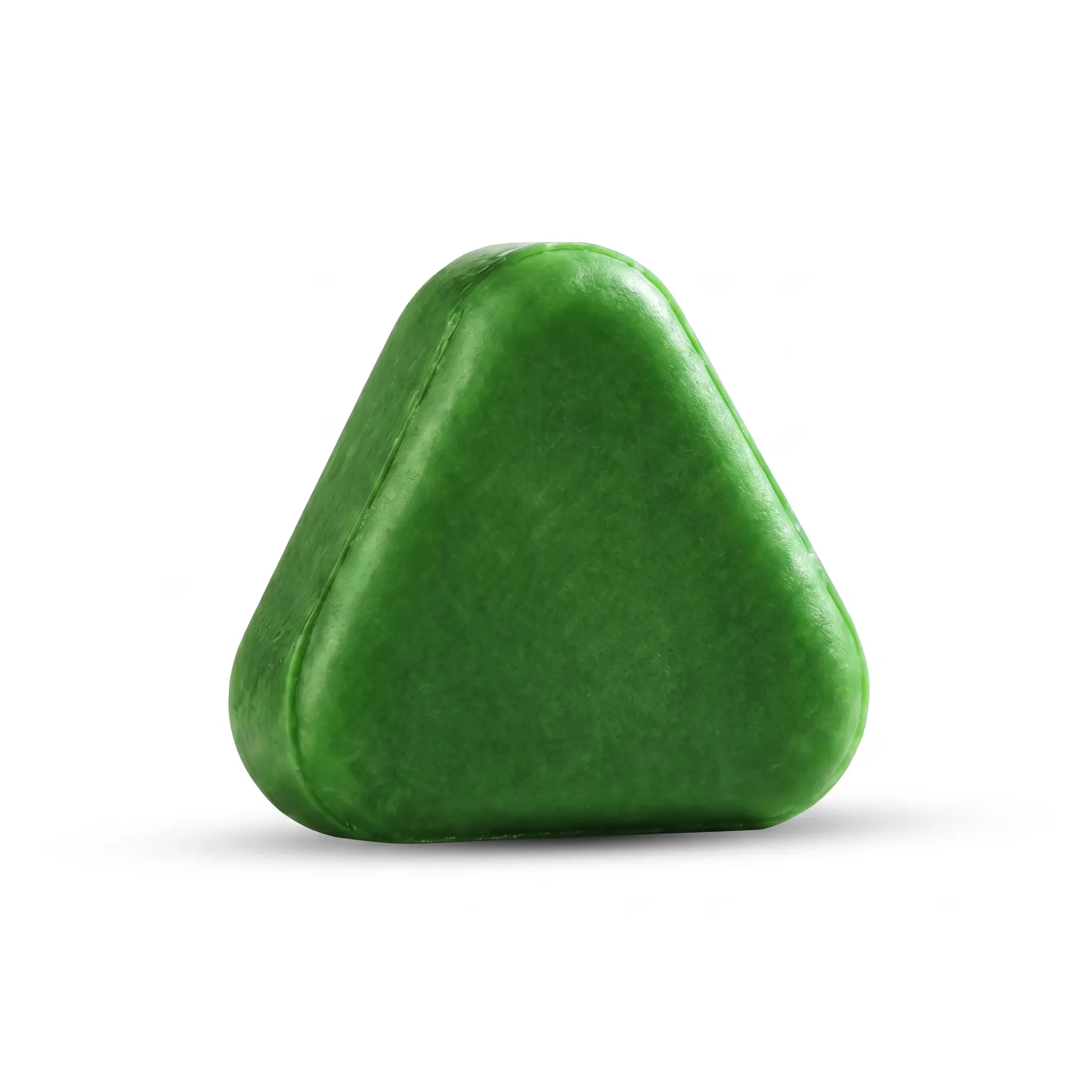 Triangle Shampoo Bar Cleanser, 7 Green Herbal Haircare Bar Free of Artificial Preservatives, Soothing, Strengthening, Hair Growth, Thickening for Women and Men