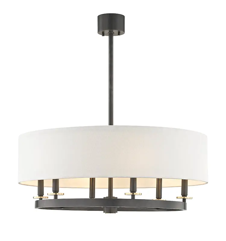 Durham Six Light Chandelier Aged Old Bronze