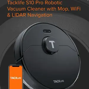 Track Life S10 Pro Robotic Vacuum Cleaner, Home Cleaning Machine for Household Floor Care