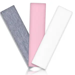 3 count  Headband for Women  Headbands for Women Non Slip Elastic Hair Band  Wide Fabric  Headband Thin for Yoga Running  (Black, , White)