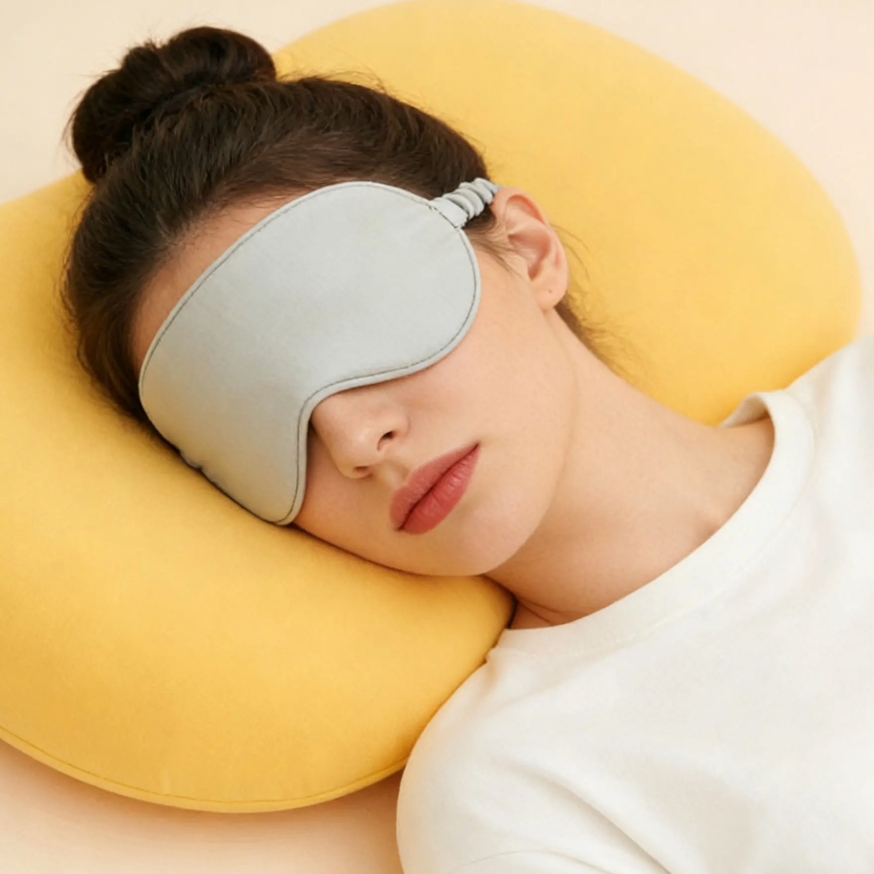 High Support Slow Rebound Cat Belly Pillow Core, Ergonomic Neck Pillow for Side Sleepers, Soft Breathable, 3 Colors Available