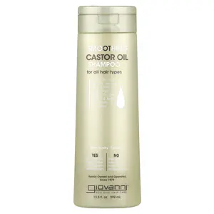 Giovanni Smoothing Castor Oil Shampoo, For All Hair Types, 13.5 fl oz (399 ml) Giovanni Smoothing Castor Oil Shampoo, For All Hair Types, 13.5 fl oz (399 ml)