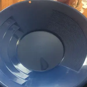 ASR Outdoor Gold Pan with Dual Riffles for Gold Prospecting (many sizes and colors)