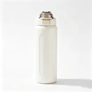 304 Stainless Steel Large-Capacity Bouncing Direct-Drinking Thermal Flask, Outdoor Portable Handheld Water Bottle with Insulation, Insulated Flask