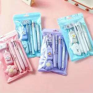 Cute Stationery Set, Writing Essential Kit, Student Gift, Home School Office Supplies, Learning Tools, Classroom Essentials, Desk Supplies Set