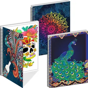 Adult Coloring Books Set:3 Coloring Books for Adults Animal Flowers & Other Them