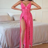 Rose Red Leopard Print