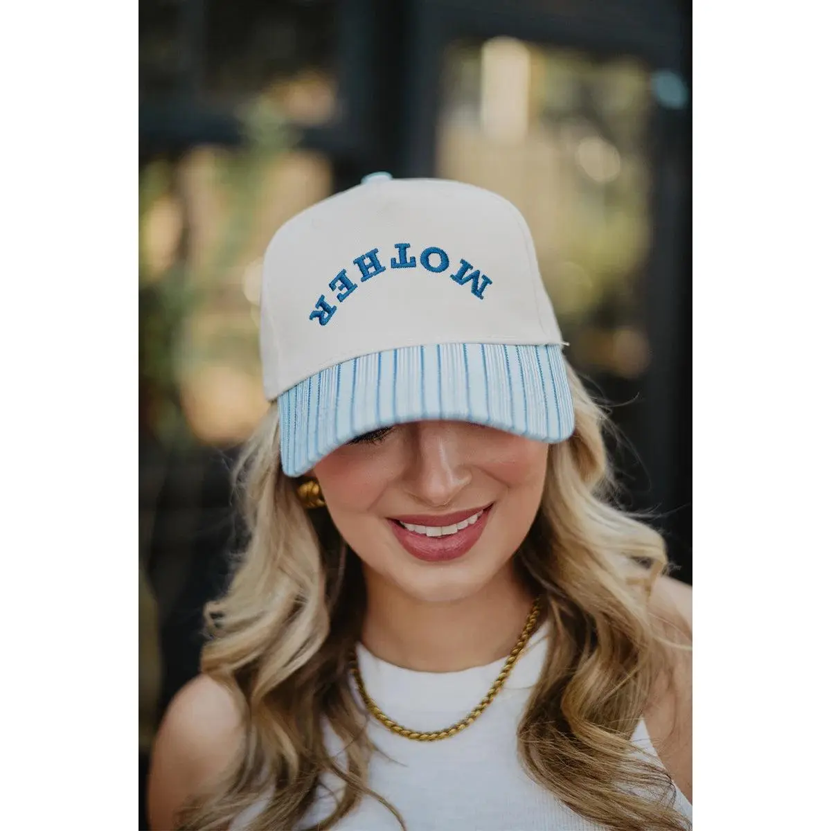 MOTHER Upside Down Two-Toned Vintage Hat - TikTok Shop