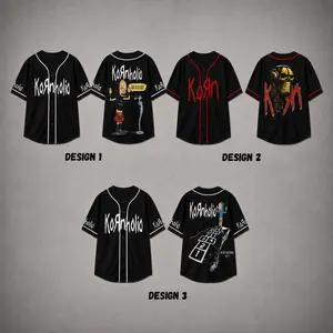 K0rnh0li00 Rock Band Baseball Style Shirt, Rock Band Baseball Jersey, Rock Band Merch