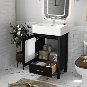 ARCH 20-Inch bathroom vanity with ceramic sink and ample storage - ideal for small bathrooms   WL RR