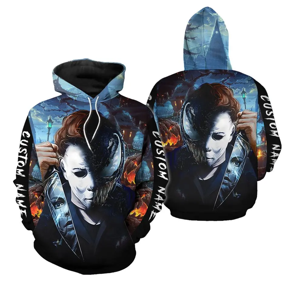 Michael Myers Halloween Hoodie 3D All Over Print For Men