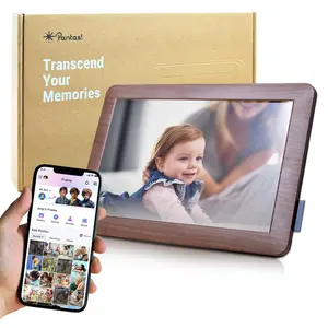 10.1 Inch WiFi  AI Picture Frame, 1280x800  IPS LCD Display Photo Frame Electronic, 16GB Memory, Auto-Rotate, Wall Mountable, Share Photos/Videos Instantly via "Pantas" App from Anywhere
