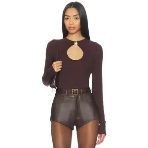 Lovers and Friends Adeline Top in Dark Brown