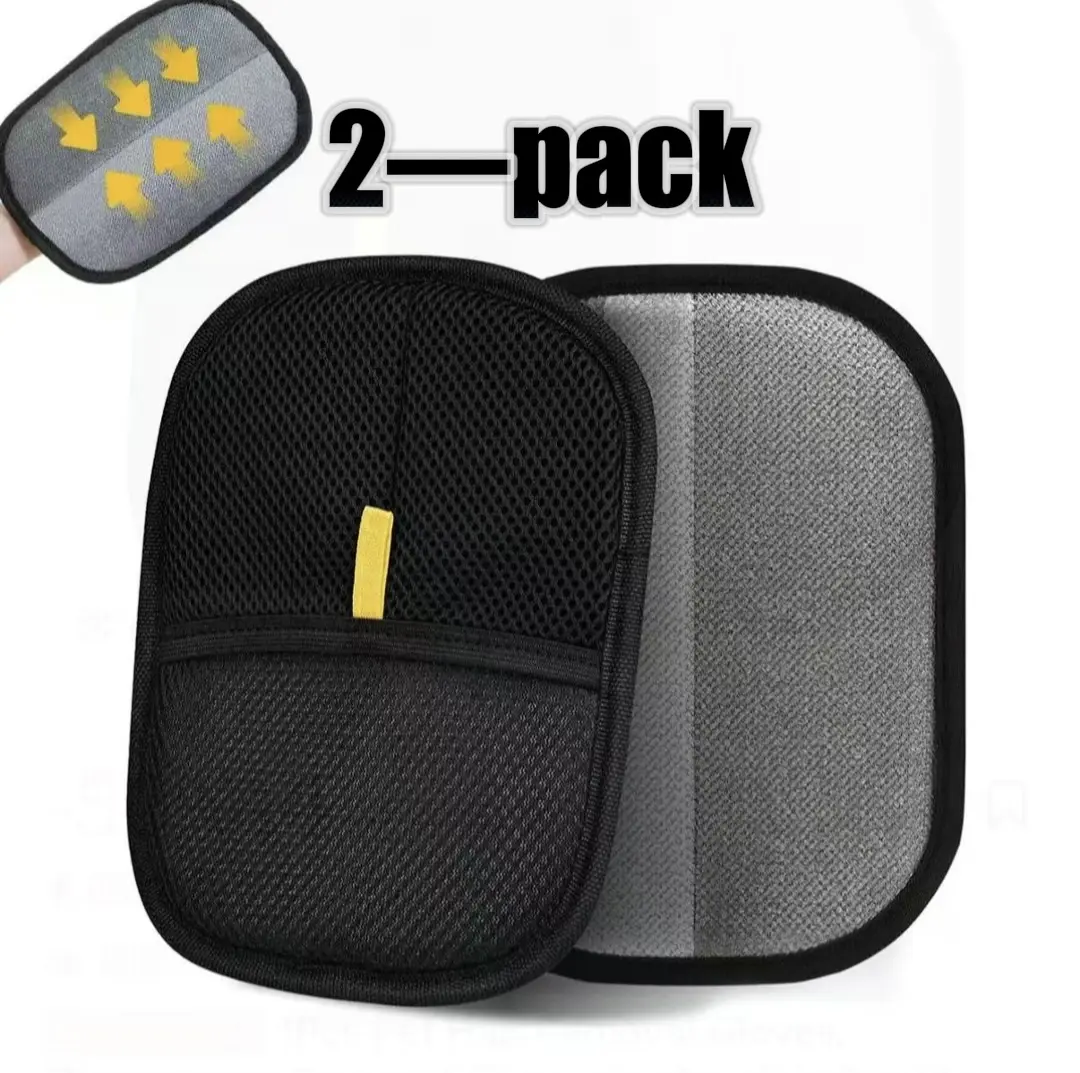2025 NEW! 2-Pack Pet Hair Remover Set: Double-sided Glove + Cat/DogFur Brush , Effective Cat Hair Cleaner Tool,Reusable Electrostatic Pet Hair Mitt