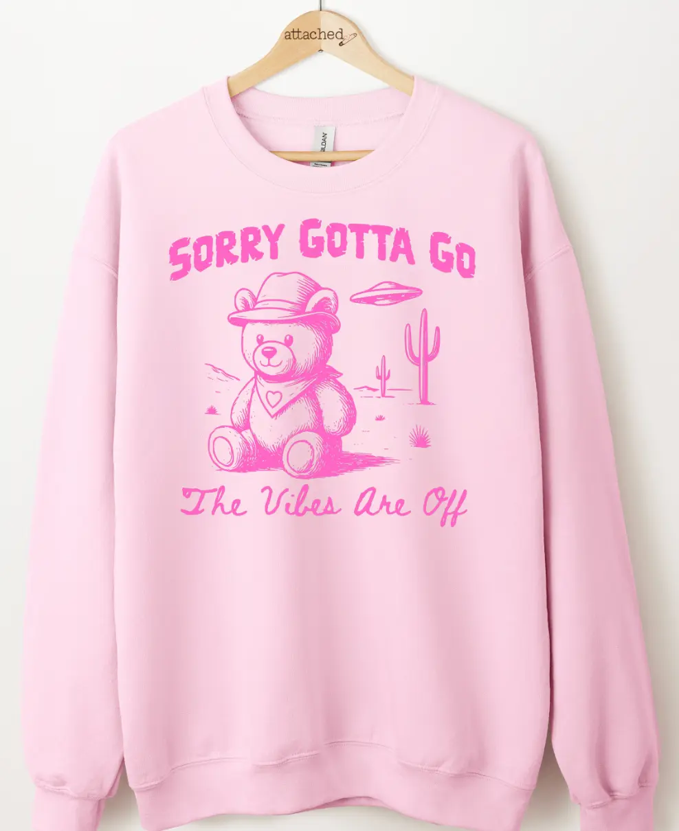 Vibes Are Off Color On Color Graphic Top