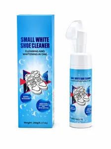All-Purpose Shoe Cleaner Kit (9.17 oz) - Water-Free Foam, Complete Set with Brush, Towel for Sneakers, Leather