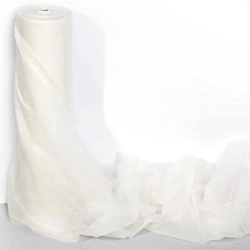 Anderson's White Flame-Retardant Decorative Gossamer Fabric, 59 in x 100 yd Elegant Lightweight Sheer Textile, Affordable Luxury for Wedding Decor, Keeps Celebration Safe