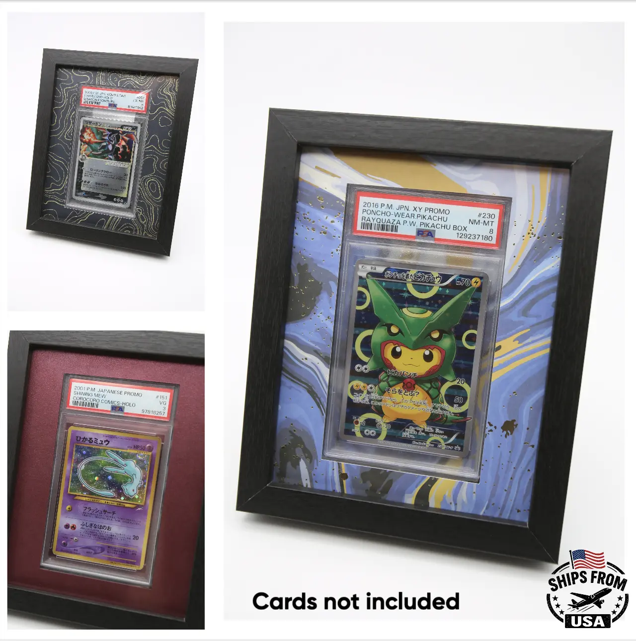 Grailframe Speciality Photo Frame for PSA Graded TCG Cards, Home Decor & Home Supplies Accessory