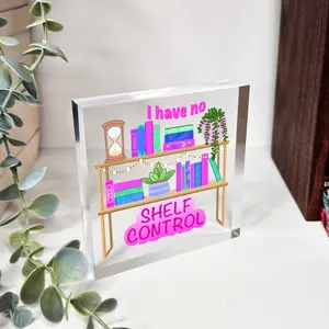 Acrylic Bookshelf Signs - UV Printed