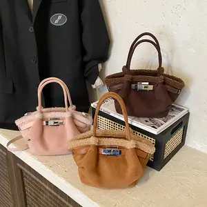 2026 Fall/Winter New Faux Fur Tote Bag for Women – Everyday Handheld & Shoulder Bag