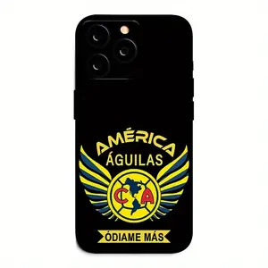 Case Designed for Iphone Models 17 16 15 14 13 12 11 Air Pro Max, Showcasing Aguilas Del America And The 'Hate Me More' Club America from The Mexican Football League