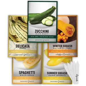 Heirloom Squash Seeds | 5 Variety Pack