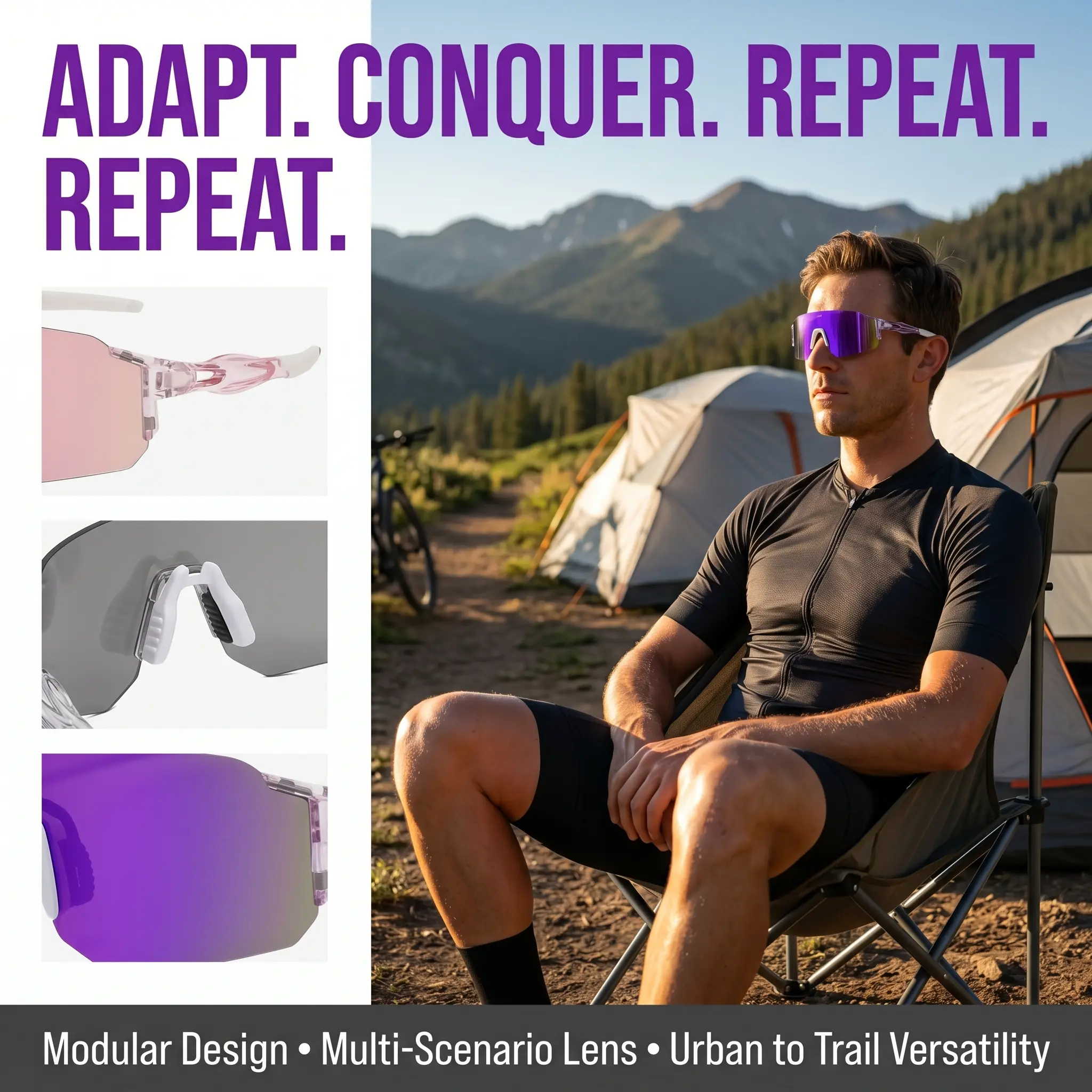 Best-selling cycling glasses, colorful one-piece film sunglasses, windproof and UV-proof outdoor sports glasses Best-selling cycling glasses, colorful one-piece film sunglasses, windproof and UV-proof outdoor sports glasses