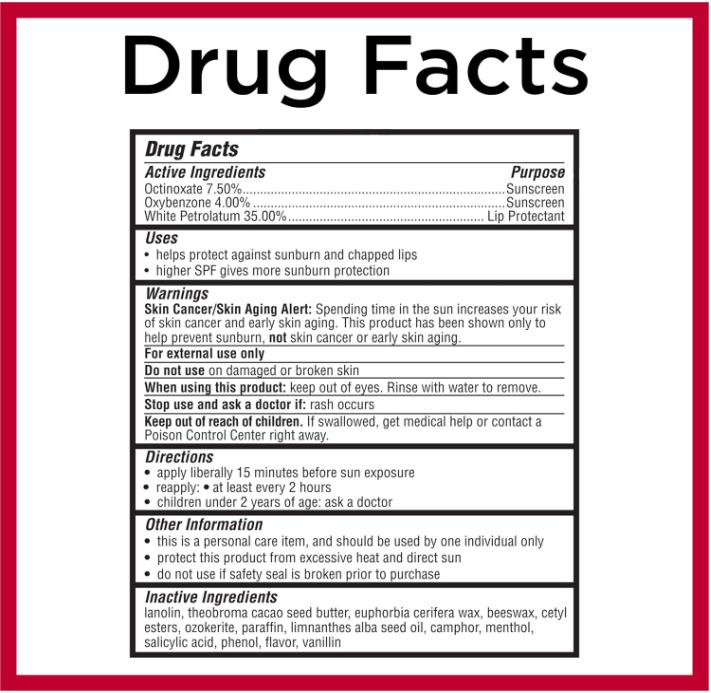 Carmex Classic Medicated Lip Balm Sticks, Lip Moisturizer for Chapped Lips, 9 Count (3 Packs of 3) Cocoa Moisturizing