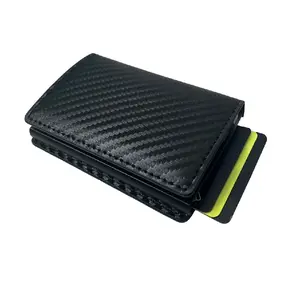 Carbon Fiber RFID Blocking Trifold Wallet