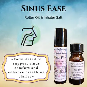Sinus Ease | Breathe Easy Essential Oil Blend | 10ml Roller Bottle or Inhaler