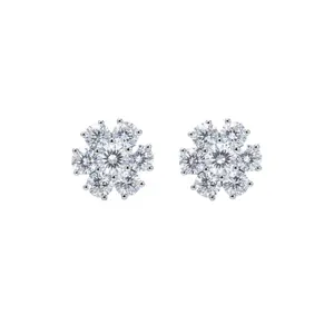 Elegant Snowflake Starburst Earrings
