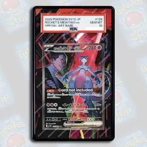Team Rocket’s Mewtwo ex PSA TAG Extended Art Display Case