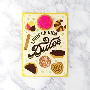 Concha Patch Spanish Birthday Card