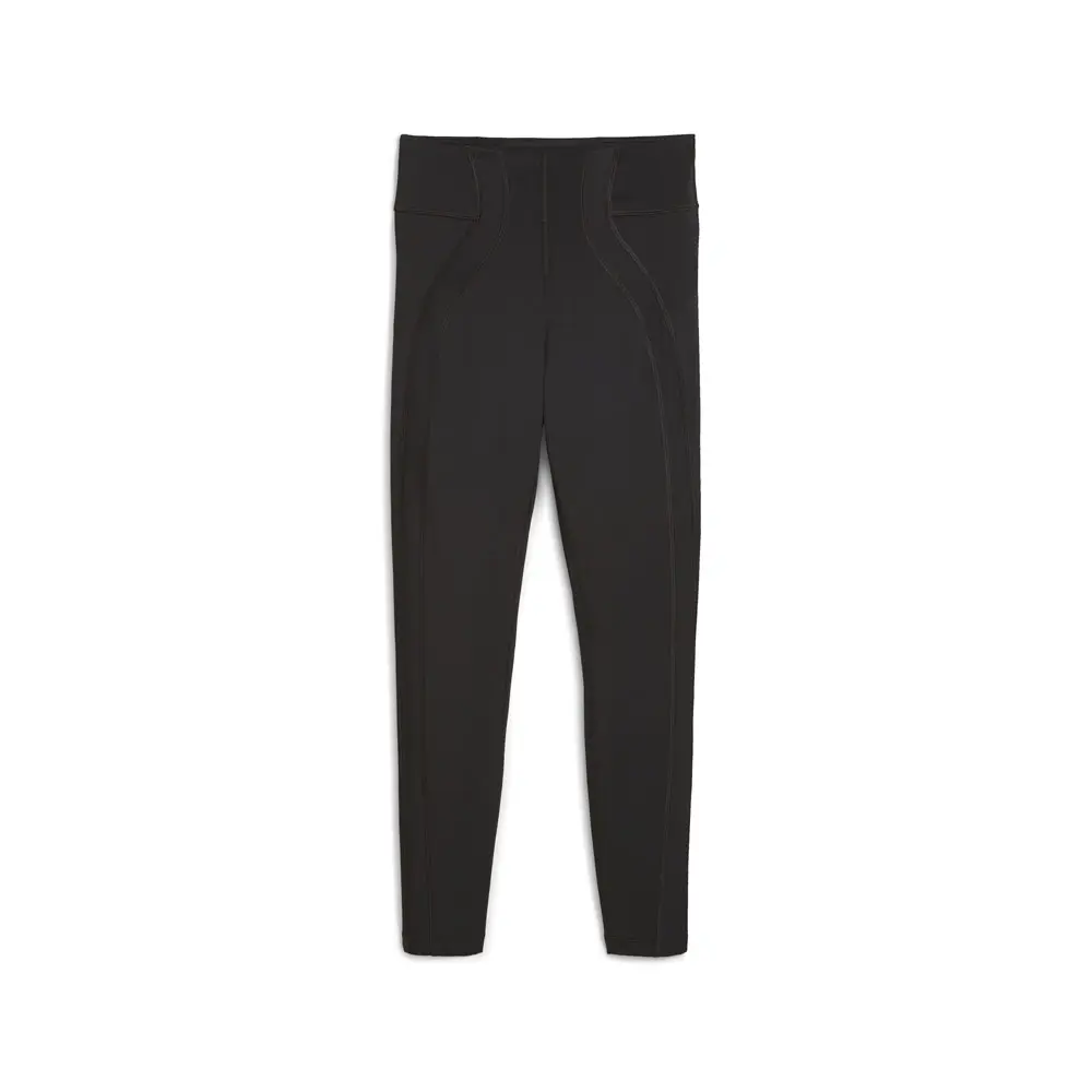 PUMA Womens Studio Cloudspun Rib High Waist Leggings Training Casual - Black