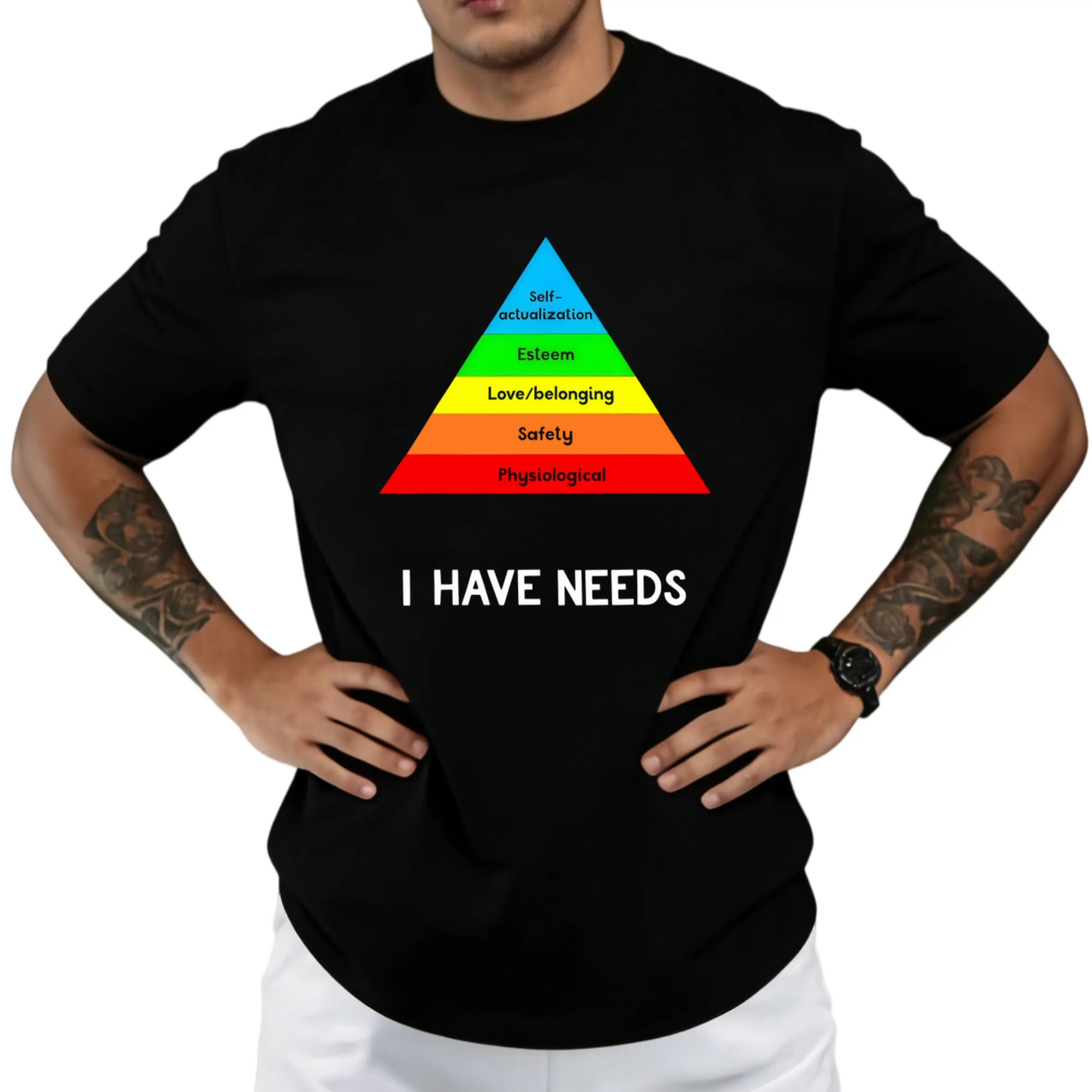 Funny Psychology-Themed T-Shirt for Men & Women - Heavyweight Cotton Unisex Tee with Psychology Diagrams, Professional Therapist Gift, Casual Wear for Psychologists, Counselors, Mental Health Workers - Machine