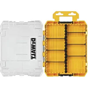Tool Box, Tough Case Organizer, Medium, 8-Compartments, for Small Tools and Accessories (DWAN2190) DEWALT