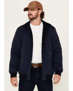 Brothers And Sons Men's Hart Reversible Sherpa Jacket - Basfa24o31-Nvy