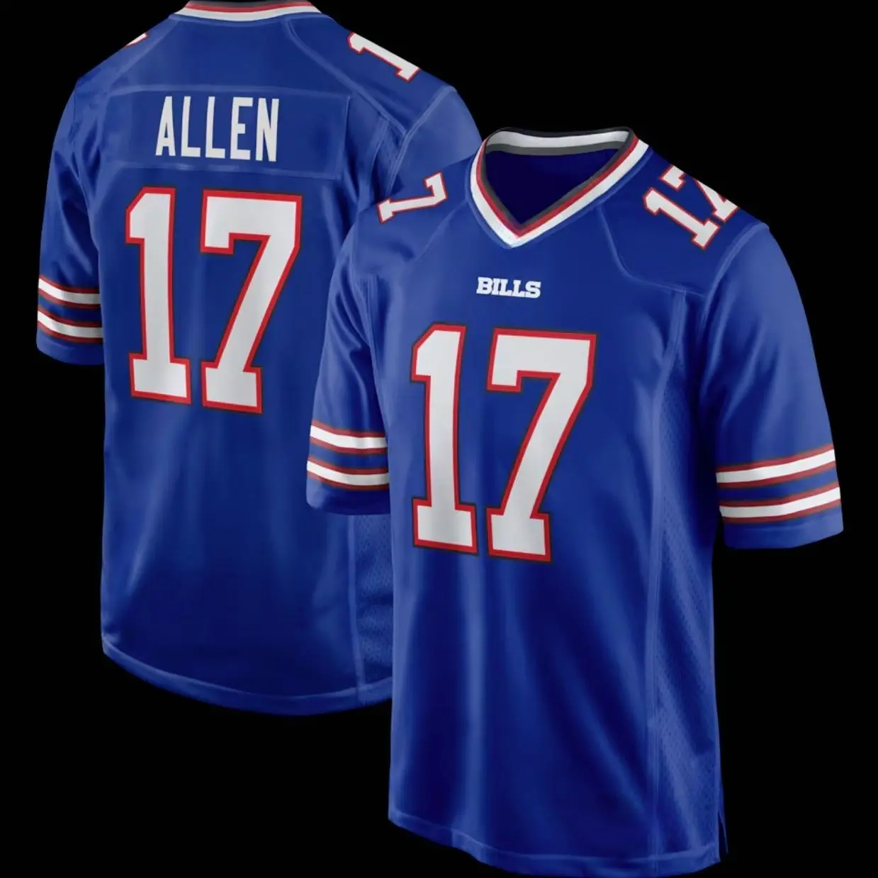 Unisex Football Bills Allen 17 Game Player Jersey - Royal