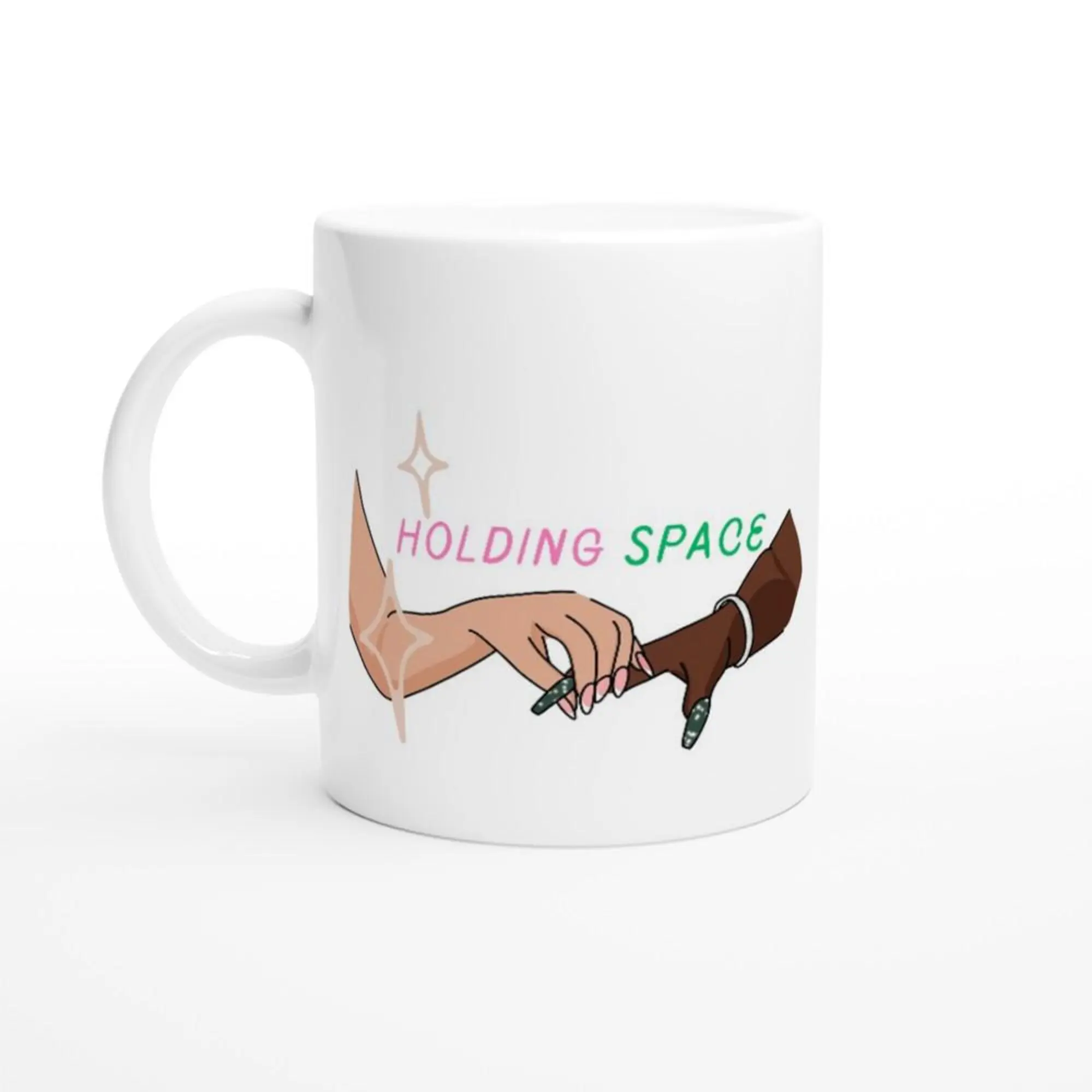 Wicked Movie Themed Mug - Holding Space Meme, Christmas Meme Mug, 100% Ceramic Mug, Christmas Gifts