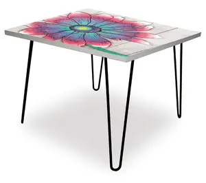 Courtside Market Pastel Petals 24x24 Square Table