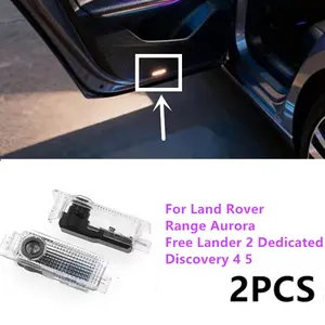 2PCS LED Car Door Welcome Logo Ghost Light Accessories For Land Rover Range Rover Sport Evoque SVR Easy Installation