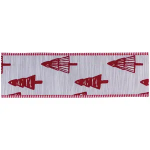 Melrose Wired Polyester Ribbon 4" x 5 yards