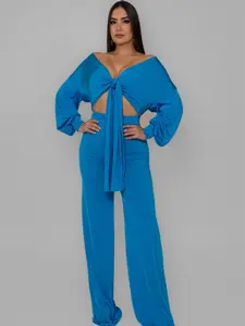 Serenity Cascade Blue Pants Set