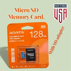 256GB, 128GB, 64GB, 32GB Micro SD Memory Card with Adapter for Smartphone and Camera Accessories, cellphone Extra Memory Storage Waterproof Durable