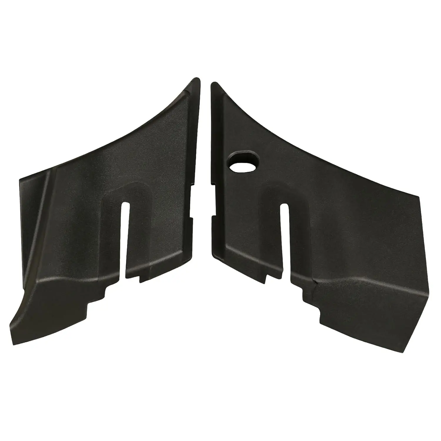 Windshield Wiper Cowl End Panel LH & RH 1 Pair Black 15946003 15946004