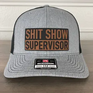 Sh*t Show Supervisor Leather Patch Hat