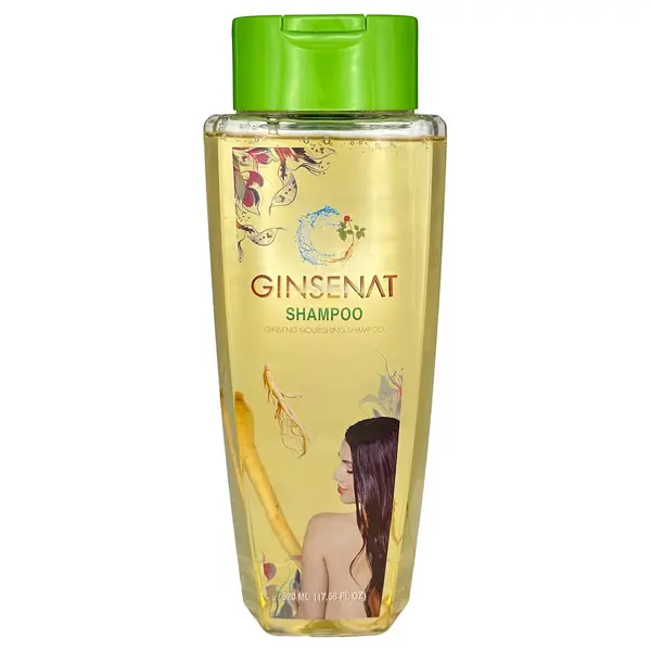 Ginsenat Organic Herbal Shampoo with Ginseng & Aloe Vera, 520ml (Beauty & Personal Care Haircare Shampoo)