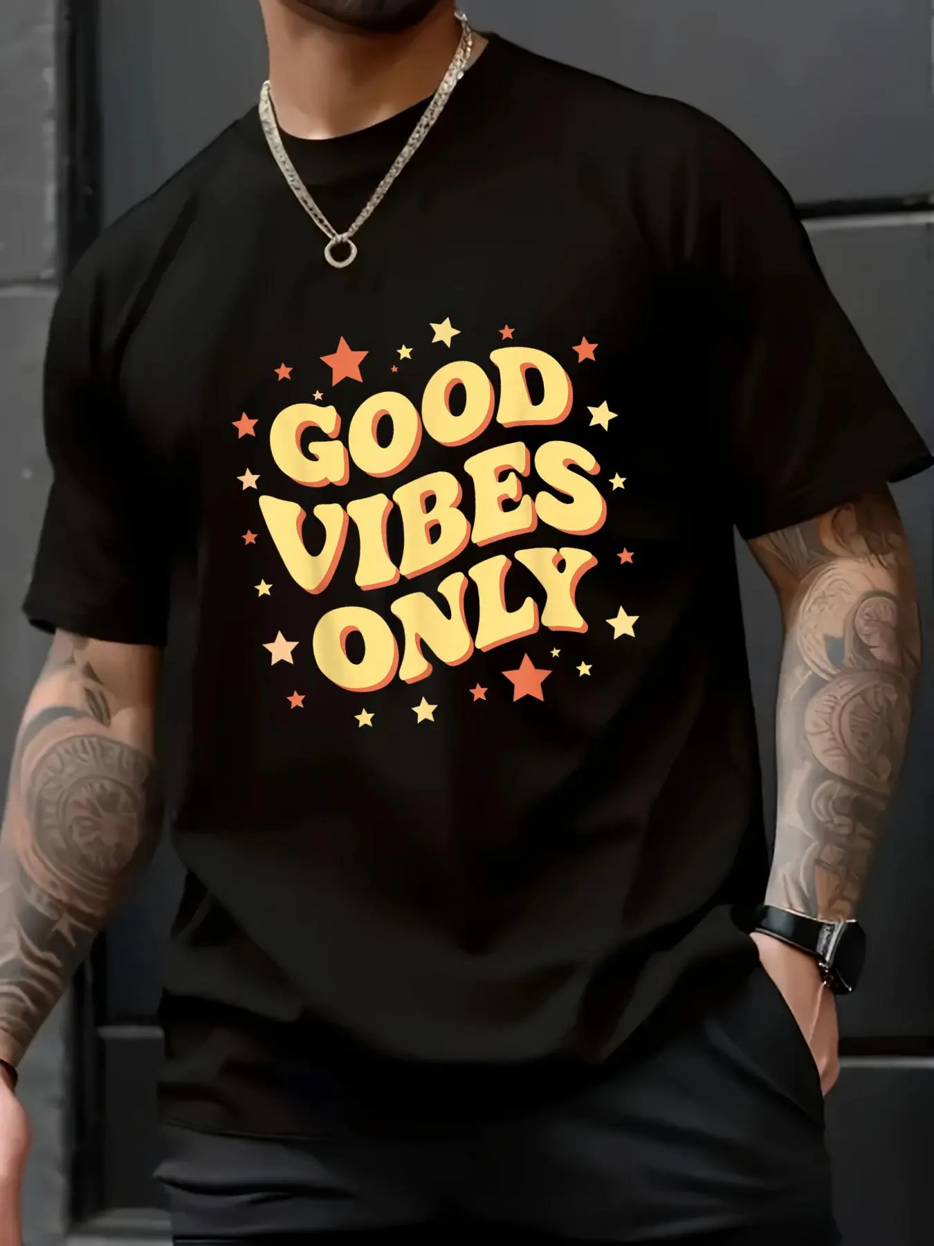 100% Cotton Unisex Good Vibes Only Shirt Men Women Retro Groovy 60s 70s T-Shirt - Keep Dreaming T-Shirt – Soft Touch, Streetwear Tee