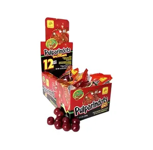 De La Rosa Pulparindots Extra Spicy (12 Count) Sweet Mexican Candy, Chewy Snack Bonbon, Dulces Mexicanos, Viral