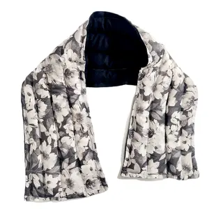 Therapeutic heating-cooling rice bag, neck wrap, rice bag, heat pad, cold pack, massage therapy, heat therapy, spa, salon, doula, flowers